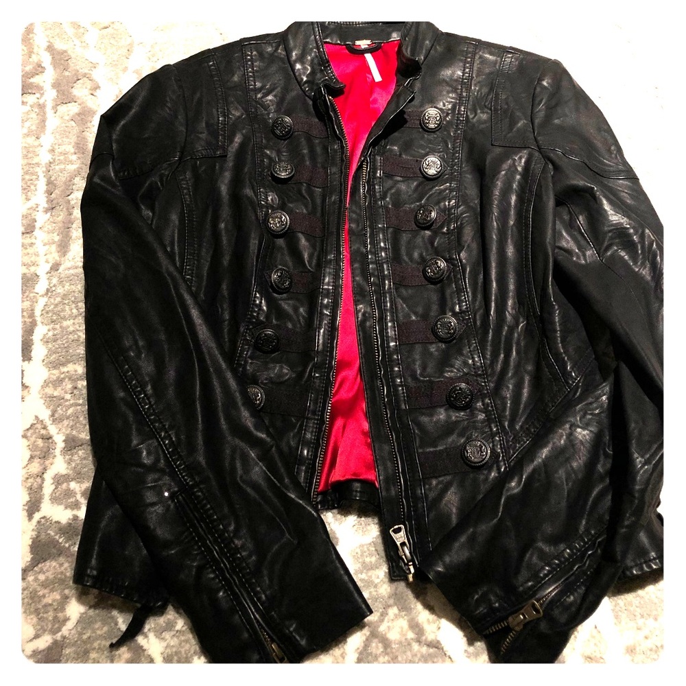 Samurai Vegan Leather Moto Jacket by UO